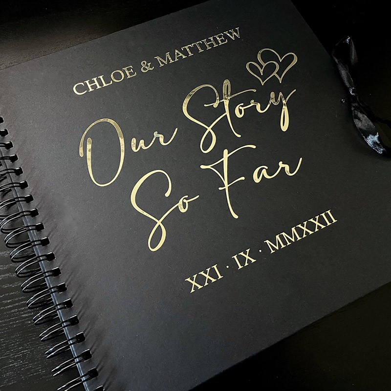 Our Story so Far Scrapbook Custom Polaroid Memory Book Couples Scrapbook  Gifts for Her Valentine's Anniversary Photo Album 