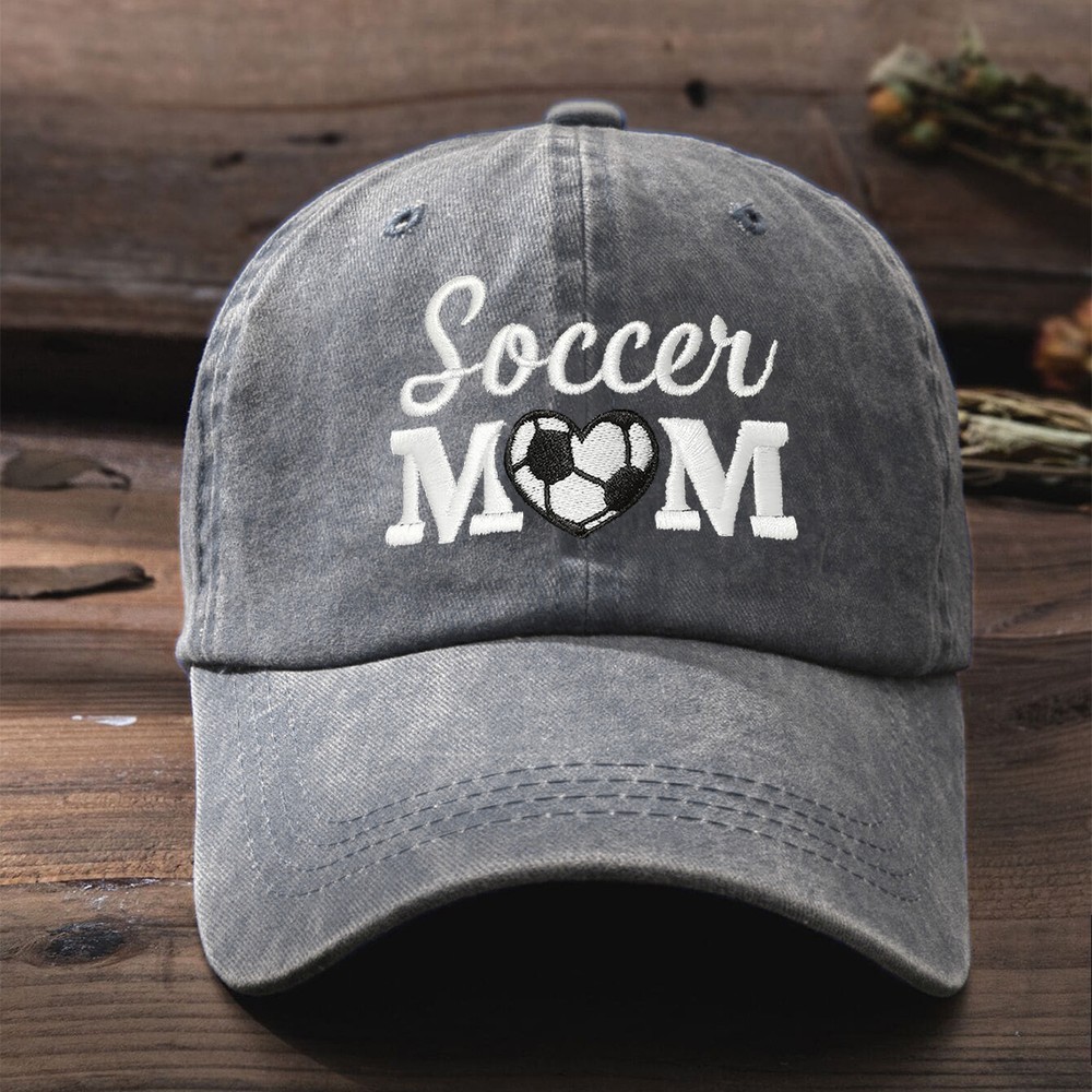 Personalized Embroidered Baseball Cap Sports Cap for Soccer Mom Cheer Mom Outdoor Windproof Warm Hat Mother's Day Gift