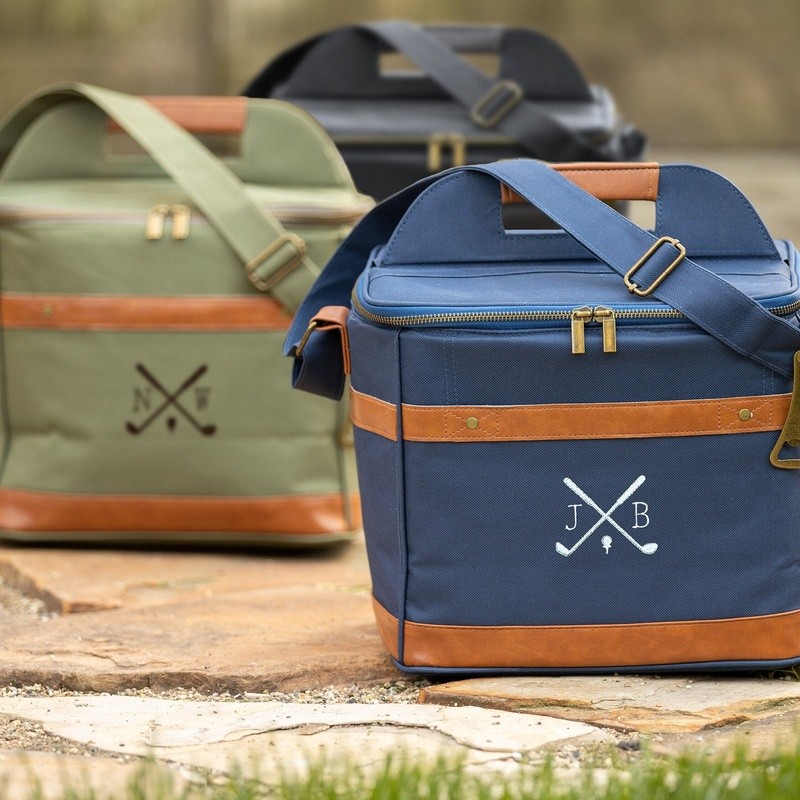 Personalized Groomsmen Cooler Backpack Wedding Insulated Cooler Beer Bag with Embroidered Initial Groomsmen Gift Bachelor Party Gift