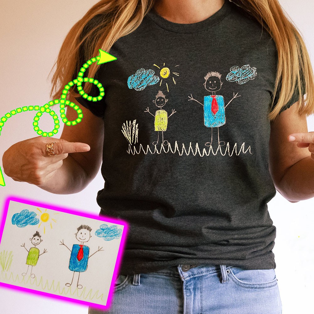 Personalized Kids Hand Drawing Mama Shirt Mothers Day Outfit Sweatshirt Mothers Day Gifts