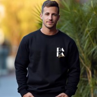 Personalized PAPA Hoodie with Kids Names Dada Sweatshirt Cool Dad Sweatshirt Father's Day Gift