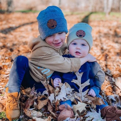 Personalized Initials  Infant Toddler Beanie with Symbol