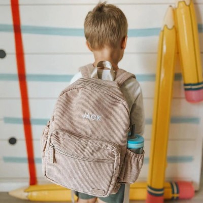 Personalized Kid Backpack School Bag with Embroidered Name Toddler Waterproof Backpack Back to School Gift