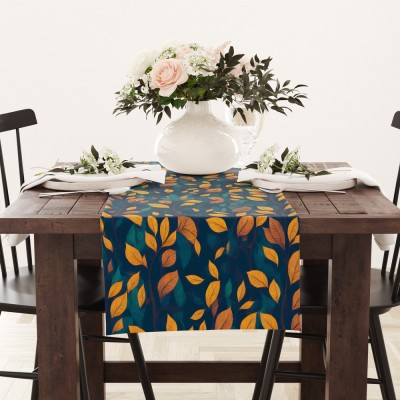 Fall Leaves Table Runner Autumn Party Table Runner Thanksgiving Gift Table Decoration Family Party Decor