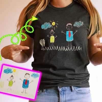 Personalized Kids Hand Drawing Mama Shirt Mothers Day Outfit Sweatshirt Mothers Day Gifts