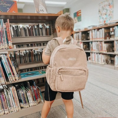 Personalized Kid Backpack School Bag with Embroidered Name Toddler Waterproof Backpack Back to School Gift