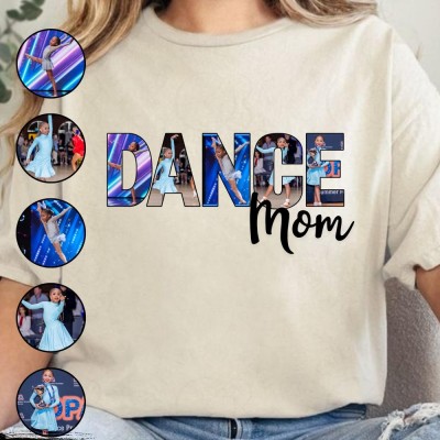 Personalized Dance Mom Photo Shirt Cheer Mom Shirt Sport Mom Sweatshirt Mothers Day Gifts