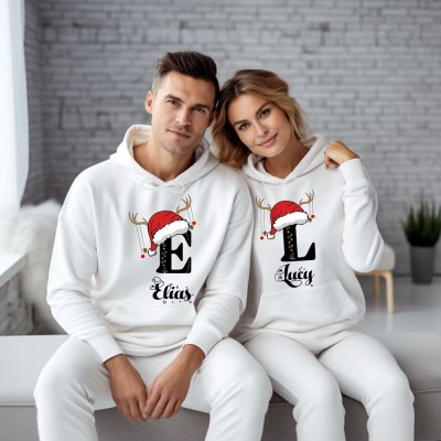 Personalized Matching Family Christmas Shirts Xmas Party Outfits