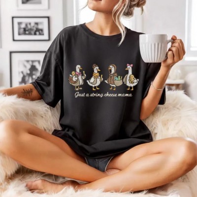 Personalized Mama Goose Shirt String Cheese Mama Goose Shirt Gift For Mom