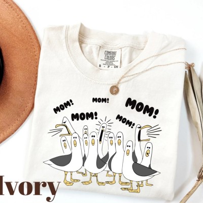  Custom Funny Seagulls shirt Gift for mom